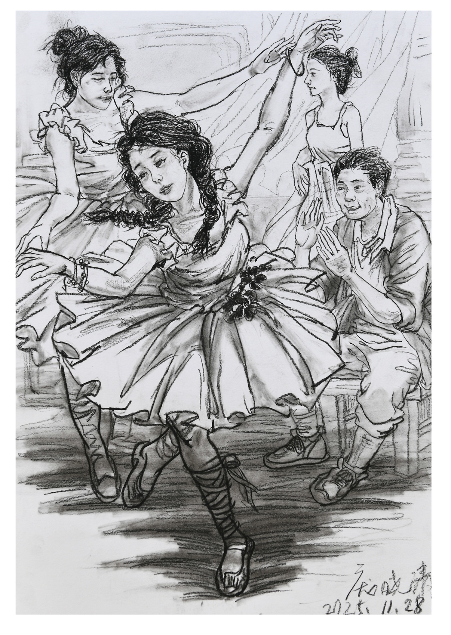 25.高二（10）班 庞晓清《人物速写》.jpg