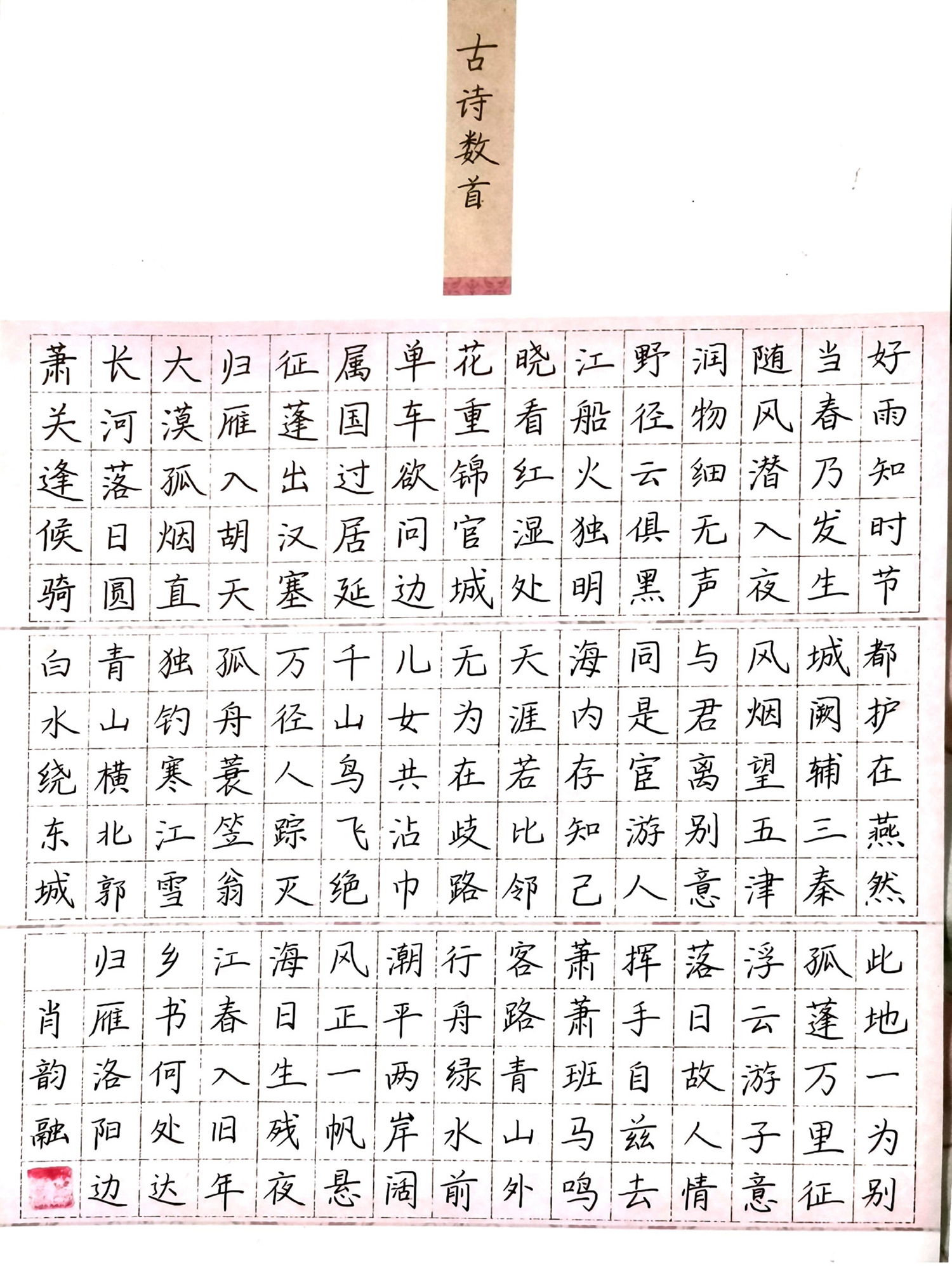 45.高二（1）班 肖韵融《古诗数首》.jpg